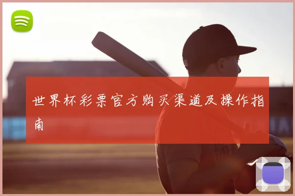 世界杯彩票官方购买渠道及操作指南