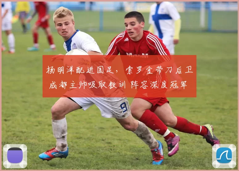杨明洋配进国足,索罗金带刀后卫 成都主帅吸取教训 阵容深度冠军级